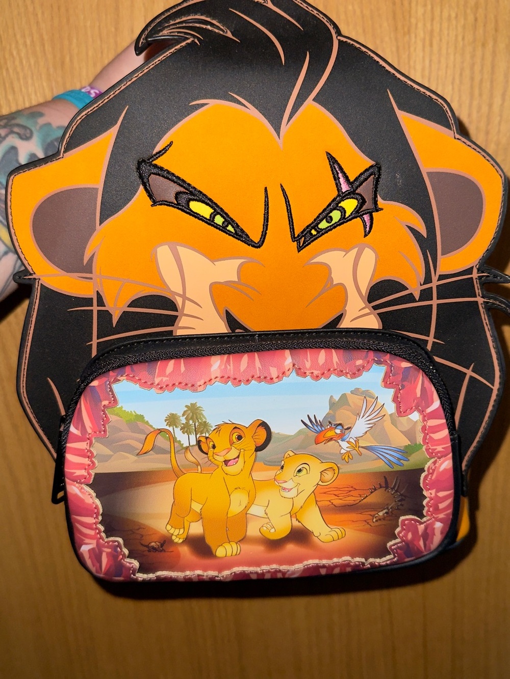 Lion King Backpack Purse - Orange